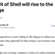 A screenshot of a post by Ben van Beurden, the CEO of Shell, on LinkedIn.